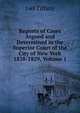 Reports of Cases Argued and Determined in the Superior Court of the City of New York 1828-1829, Volume 1, Joel Tiffany 