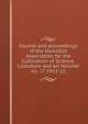 Journal and proceedings of the Hamilton Association for the Cultivation of Science, Literature and Art Volume no. 27 1911-12, 