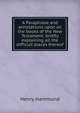 A Paraphrase and annotations upon all the books of the New Testament: briefly explaining all the difficult places thereof, Henry Hammond 