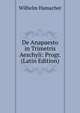 De Anapaesto in Trimetris Aeschyli: Progr. (Latin Edition), Wilhelm Hamacher 