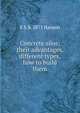 Concrete silos; their advantages, different types, how to build them, E S. b. 1871 Hanson 