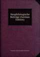 Neuphilologische Beitrage (German Edition), Verein Fur Neuere Sprachen In Hannover 