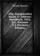 Allg. Europaisches Staats U. Address: Handbuch, 1816, Etc, Volumes 3-4 (German Edition), Georg Hassel 