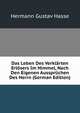 Das Leben Des Verklarten Erlosers Im Himmel, Nach Den Eigenen Ausspruchen Des Herrn (German Edition), Hermann Gustav Hasse 