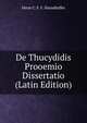 De Thucydidis Prooemio Dissertatio (Latin Edition), Herm C. F. F. Hausdorffer 