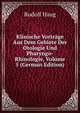 Klinische Vortrage Aus Dem Gebiete Der Otologie Und Pharyngo-Rhinologie, Volume 5 (German Edition), Rudolf Haug 