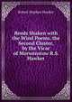 Reeds Shaken with the Wind Poems. the Second Cluster, by the Vicar of Morwenstow R.S. Hawker., Robert Stephen Hawker 