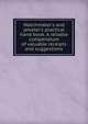 Watchmaker's and jeweler's practical hand book. A reliable compendium of valuable receipts and suggestions, 