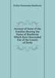 Account of Some of the Families Bearing the Name of Heathcote Which Have Descended Out of the County of Derby, Evelyn Dawsonne Heathcote 