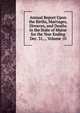 Annual Report Upon the Births, Marriages, Divorces, and Deaths in the State of Maine for the Year Ending Dec. 31, ., Volume 10, 