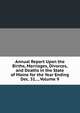 Annual Report Upon the Births, Marriages, Divorces, and Deaths in the State of Maine for the Year Ending Dec. 31, ., Volume 9, 