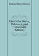S?mtliche Werke, Volume 6, part 1 (German Edition), Richard Maria Werner 