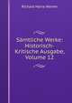 Samtliche Werke: Historisch-Kritische Ausgabe, Volume 12, Richard Maria Werner 