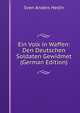 Ein Volk in Waffen: Den Deutschen Soldaten Gewidmet (German Edition), Sven Anders Hedin 