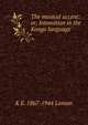 The musical accent: or, Intonation in the Kongo language, K E. 1867-1944 Laman 