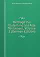 Beitrage Zur Einleitung Ins Alte Testament, Volume 3 (German Edition), Ernst Wilhelm Hengstenberg 