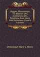 L'?gypte Pharaonique, Ou Histoire Des Institutions Des ?gyptiens Sous Leurs Rois Nationaux (French Edition), Dominique Marie J. Henry 