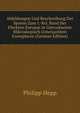 Abbildungen Und Beschreibung Der Sporen Zum I.-Xvi. Band Der Flechten Europas in Getrockneten Mikroskopisch Untersuchten Exemplaren (German Edition), Philipp Hepp 