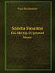 Sancta Susanna. Ein Akt:Op.21/printed Music, Paul Hindemith 