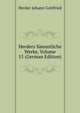 Herders Sammtliche Werke, Volume 15 (German Edition), Johann Gottfried Herder 