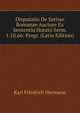 Disputatio De Satirae Romanae Auctore Ex Sententia Horatii Serm. 1.10.66: Progr. (Latin Edition), Karl Friedrich Hermann 