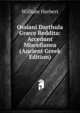 Ossiani Darthula Gr?ce Reddita: Accedunt Miscellanea (Ancient Greek Edition), William Herbert 