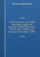 Chief Counsel and staff attorney, Legal Aid Society of San Francisco, 1950s and 1960s: oral history transcript / 1992, Thomas Rothwell 