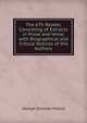 The 6Th Reader, Consisting of Extracts in Prose and Verse, with Biographical and Critical Notices of the Authors, Hillard George Stillman 