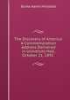 The Discovery of America: A Commemoration Address Delivered in University Hall, October 21, 1892 ., B. A. Hinsdale 