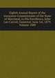 Eighth Annual Report of the Insurance Commissioner of the State of Maryland, to His Excellency, John Lee Carroll, Governor, June 1st, 1879. Volume 1880, 