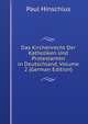Das Kirchenrecht Der Katholiken Und Protestanten in Deutschland, Volume 2 (German Edition), Paul Hinschius 