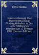Staatsverfassung Und Heeresverfassung: Vortrag Gehalten in Der Gehe-Stiftung Zu Dresden Am 17. Februar 1906 (German Edition), Otto Hintze 