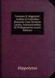 Canones S. Hippolyti: Arabice E Codicibus Romanis Cum Versione Latina, Annotationibus Et Prolegomenis (Latin Edition), Hippolytus 