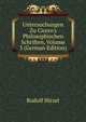 Untersuchungen Zu Cicero's Philosophischen Schriften, Volume 3 (German Edition), Rudolf Hirzel 
