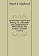 Halachische Exegese: Ein Beitrag Zur Geschichte Der Exegese Und Zur Methodologie Des Talmud's (German Edition), Hirsch S. Hirschfeld 