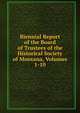 Biennial Report of the Board of Trustees of the Historical Society of Montana, Volumes 1-10, 