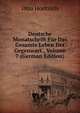 Deutsche Monatschrift Fur Das Gesamte Leben Der Gegenwart., Volume 7 (German Edition), Otto Hoetzsch 