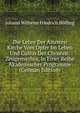 Die Lehre Der Altesten Kirche Vom Opfer Im Leben Und Cultus Der Christen: Zeugenverhor, in Einer Reihe Akademischer Programme (German Edition), Johann Wilhelm Friedrich Hofling 