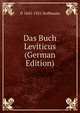 Das Buch Leviticus (German Edition), D 1843-1921 Hoffmann 