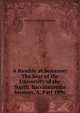 A Ramble at Sewanee: The Seat of the University of the South. Baccalaureate Sermon, A, Part 1896, Charles Frederick Hoffman 