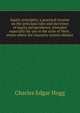 Equity principles; a practical treatise on the principal rules and doctrines of equity jurisprudence, intended especially for use in the state of West . states where the chancery system obtains, Charles Edgar Hogg 
