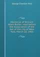 Memorial of William Allen Butler: read before the Association of the bar of the city of New York, March 10, 1903, George Chandler Holt 
