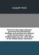Review by the judge advocate general of the proceedings, findings, and sentence of a general court martial held in the city of Washington, for the . John Porter of the United States volunteers, Joseph Holt 