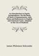 An Introduction to Equity Jurisprudence: On the Basis of Story's Commentaries, with Notes and References to English and American Cases, Adapted to the Use of Students, James Philemon Holcombe 