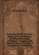 Remarks On the Arabian Nights Entertainments: In Which the Origin of Sinbad'S Voyages, and Other Oriental Fictions, Is Particularly Considered, Richard Hole 