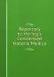 Repertory to Hering's Condensed Materia Medica, 