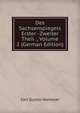 Des Sachsenspiegels Erster -Zweiter Theil ., Volume 2 (German Edition), Carl Gustav Homeyer 