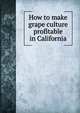 How to make grape culture profitable in California, 