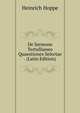 De Sermone Tertullianeo Quaestiones Selectae . (Latin Edition), Heinrich Hoppe 