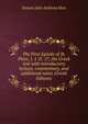 The First Epistle of St. Peter, I. 1-II. 17; the Greek text with introductory lecture, commentary, and additional notes (Greek Edition), Fenton John Anthony Hort 